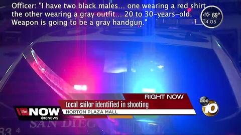 Local sailor identified in shooting