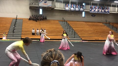 Elkhorn North High School Winterguard at Papio South 2:5/2022