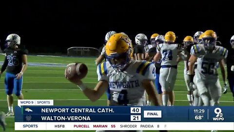 HIGHLIGHTS: Newport Central Catholic knocks-off Walton-Verona on the road