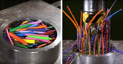 HYDRAULIC PRESS VS MULTIPLE STRANGE OBJECTS (SHORTCOMPILATION)