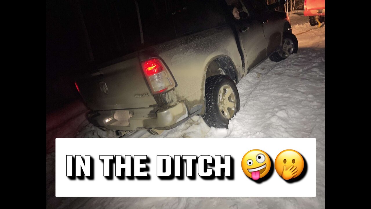 Kayden’s new truck in the ditch!!! GOLF COURSE PART 2