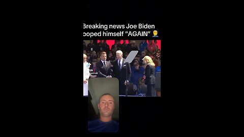 Biden poops himself live in France.