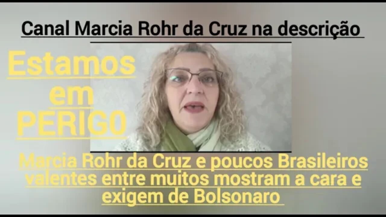 BOLSONARO PRECISA FAZER ALGO! EXIGE MARCIA ROHR E BRASILEIROS PREOCUPADOS COM O QUE VIRÁ