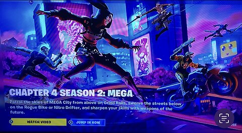 Latest Fortnite update. CHAPTER 4 SEASON 2: MEGA