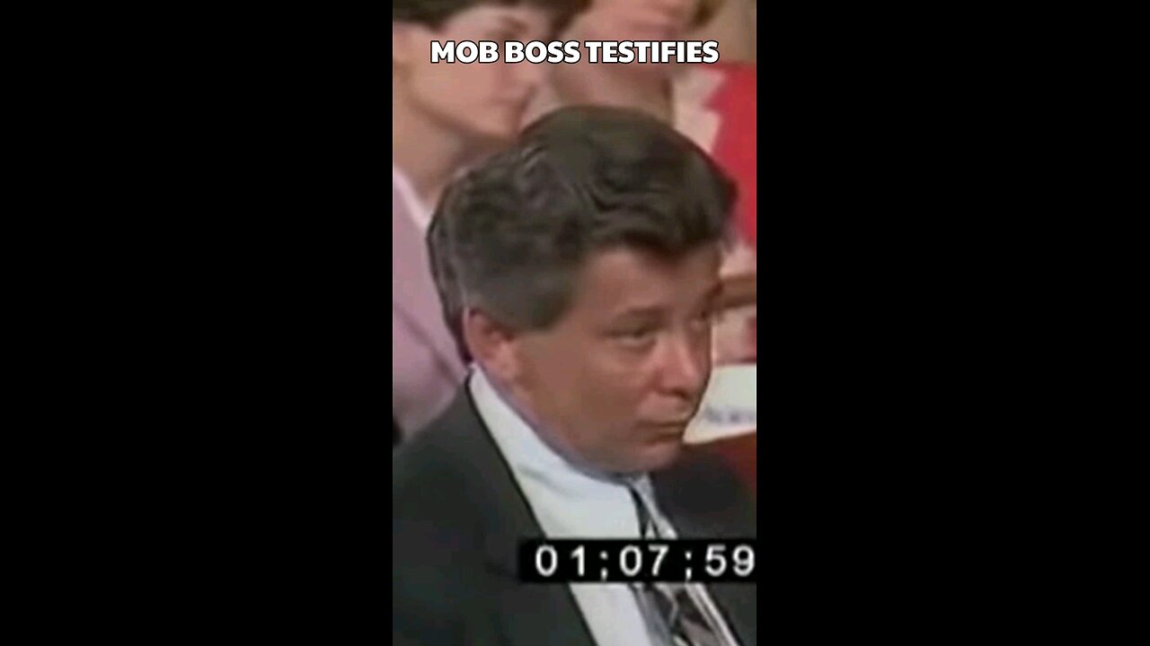 Nicky Scarfo being questioned in court.