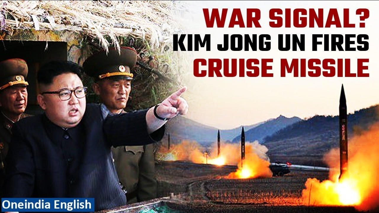 North Korea: Kim Jong Un Observes Cruise Missile Test amid tension with U.S, South Korea