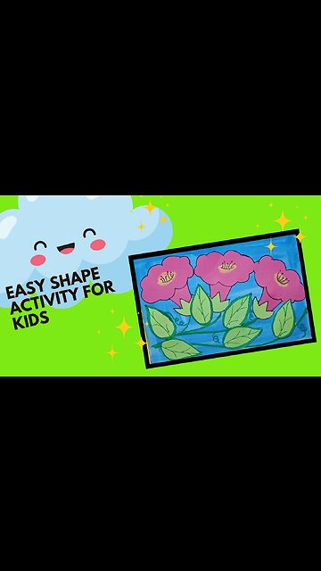 Cloud Shape Crafts For Kids | Flower Craft For Preschoolers For Affordable Printables