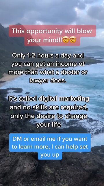 A Mind-Blowing Opportunity