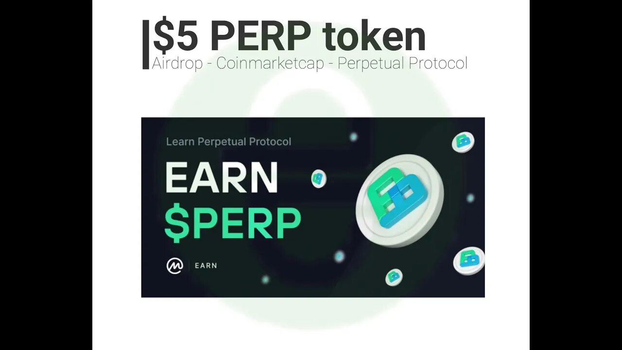 Airdrop - Coinmarketcap - Perpetual Protocol - $5 PERP token - 17/11/21