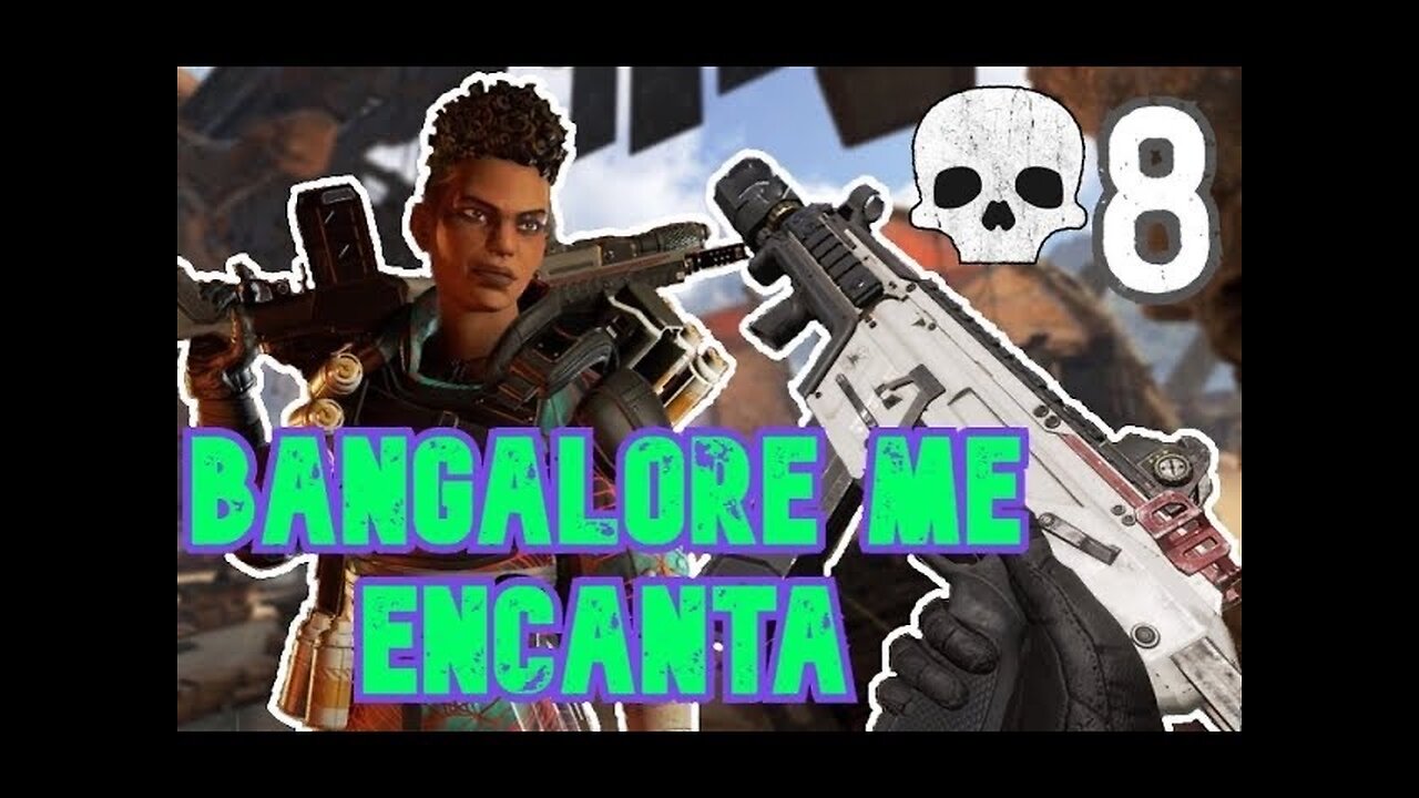 ME ENCANTA JUGAR CON BANGALORE! | Apex Legends (Gameplay PS4)