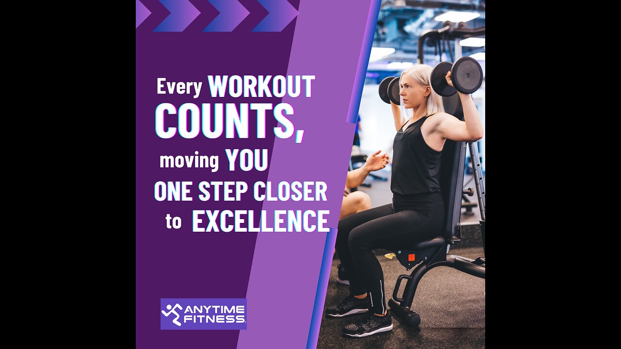 Be the best you can be, at Anytime Fitness.