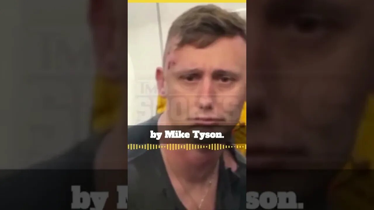 DUDE GETS PUNCHED BY MIKE TYSON ON PLANE