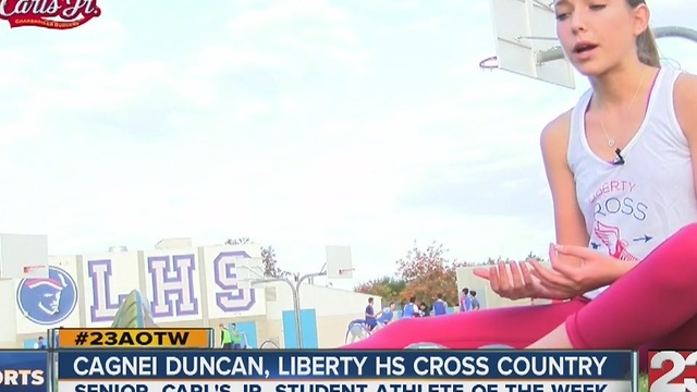 Athlete of the Week Cagnei Duncan