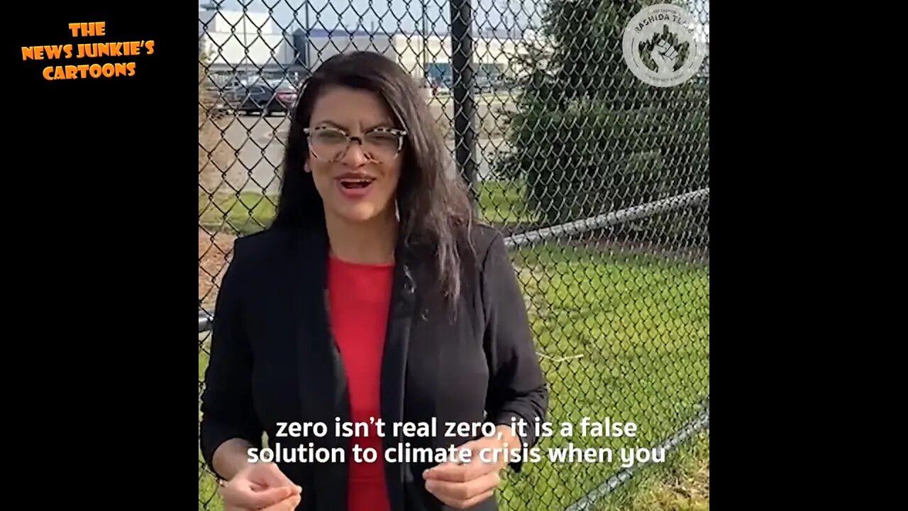 Democrat Tlaib's video "Extremely disappointing COP26 ends without any meaningful commitments."