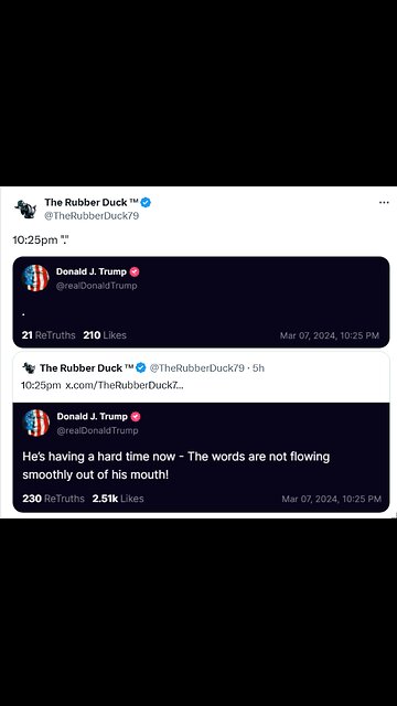 proofs @meetcommonsense Just one ping? ‼️ #NOTABLE ‼️ trump deletes " . " truth ...