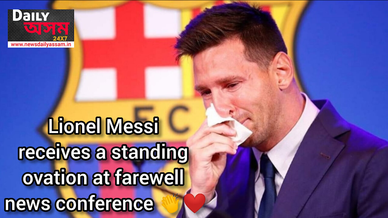 'I wanted to stay’: Lionel Messi tearful at Barcelona exit.