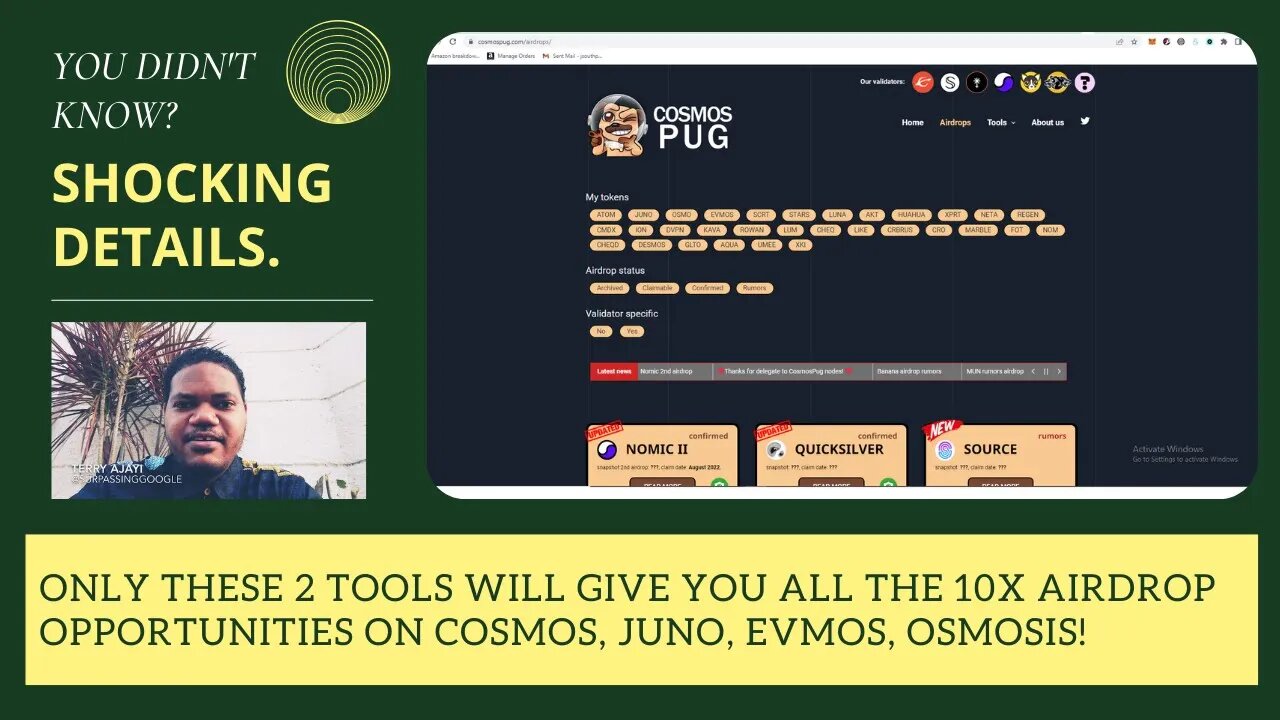 Only These 2 Tools Will Give You All The 10x Airdrop Opportunities On Cosmos, Juno, Evmos, Osmosis!