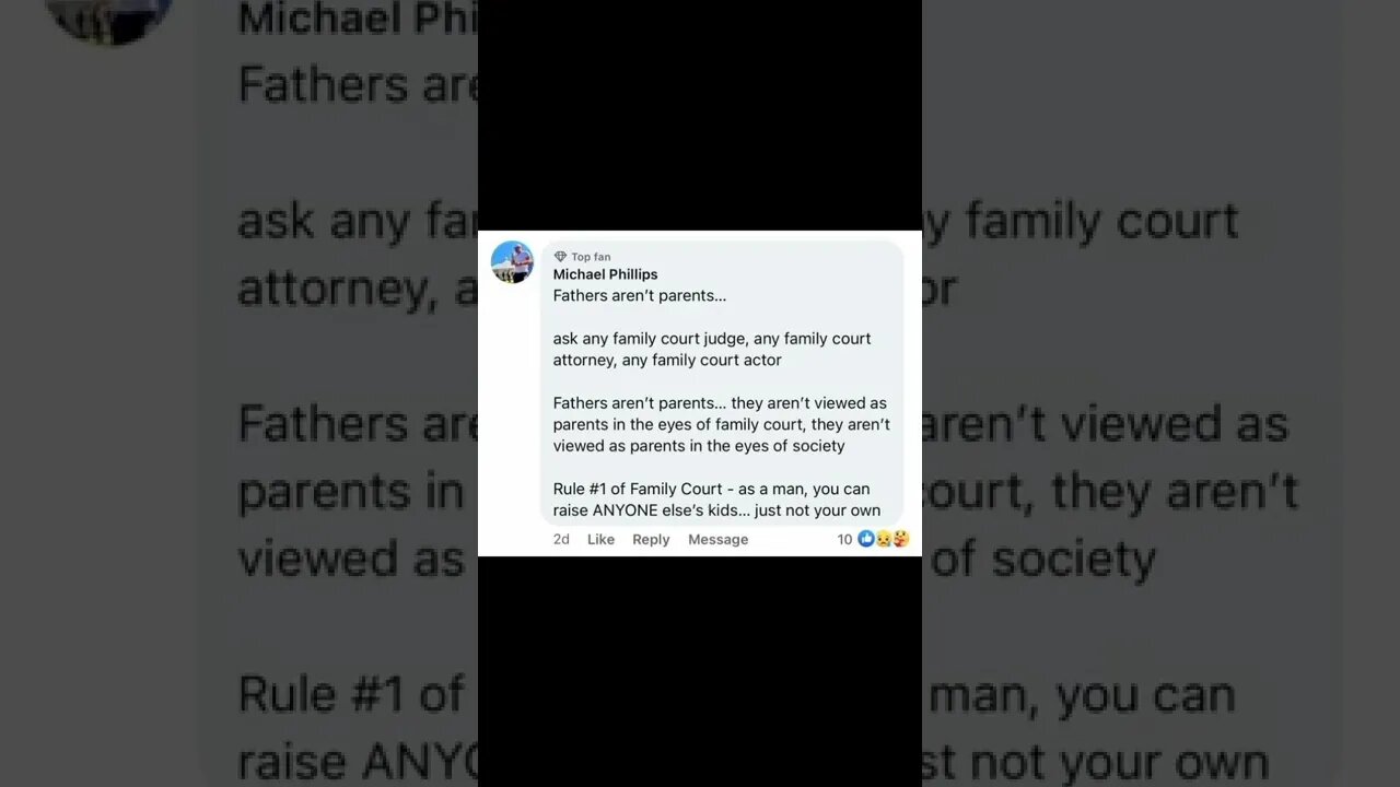 Men are allowed to parent any child except their own