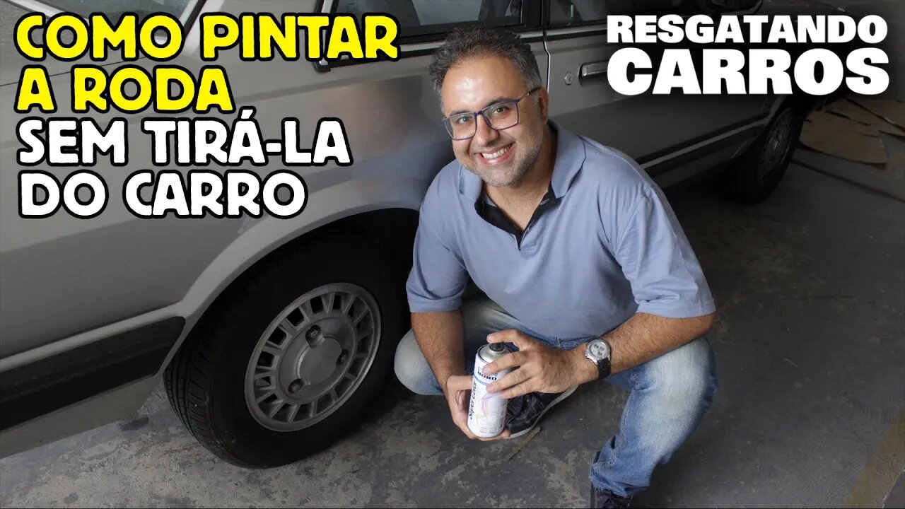 Como Pintar a Roda sem Tirá-la do Carro "Resgatando Carros"