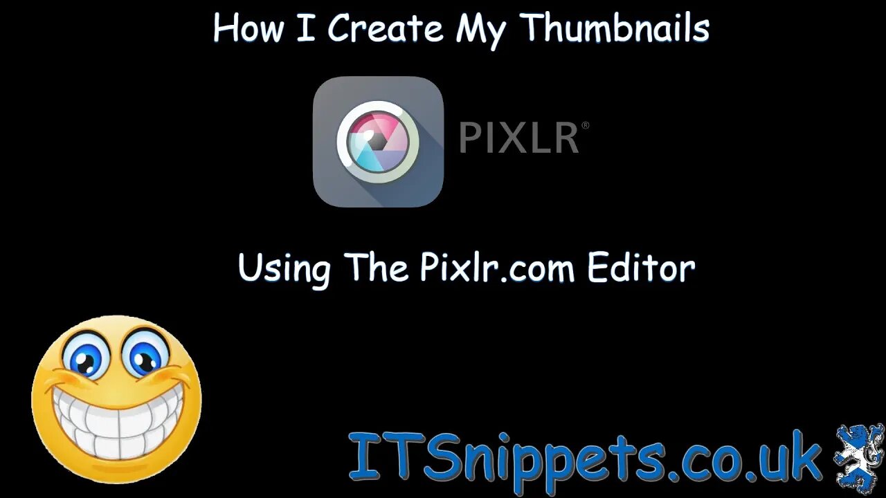 How I Create Channel Thumbnails Using Pixlr.com (@youtube, @ytcreator)