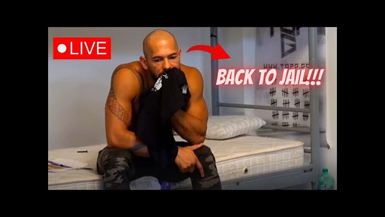 ANDREW TATE - BACK TO JAIL, AGAIN! - LiveStream Highlights - Funny Montage (Subbed)