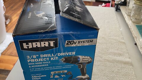 Unboxing Hart 3/8” Drill Project Kit