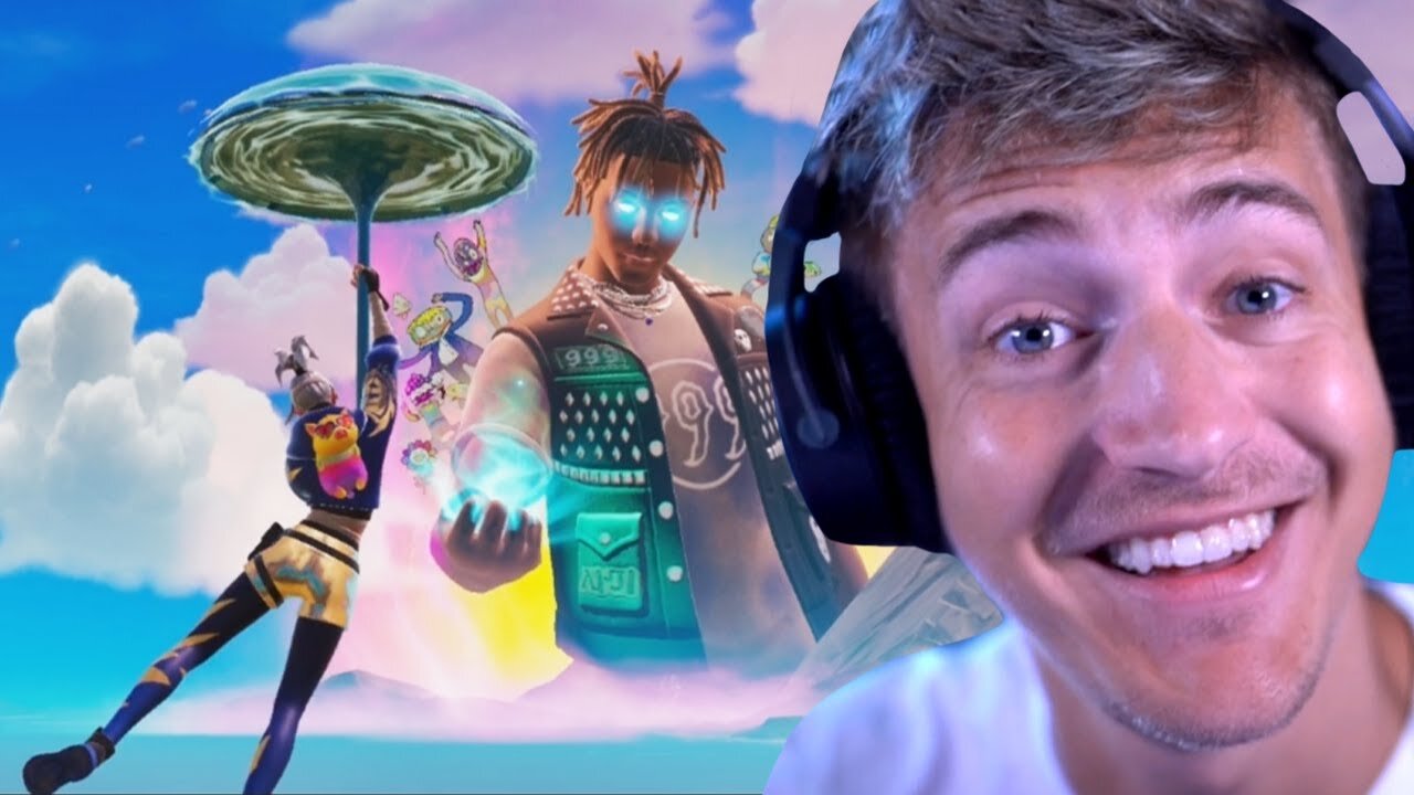 Ninja Reacts To Juice Wrld IN Fortnite!