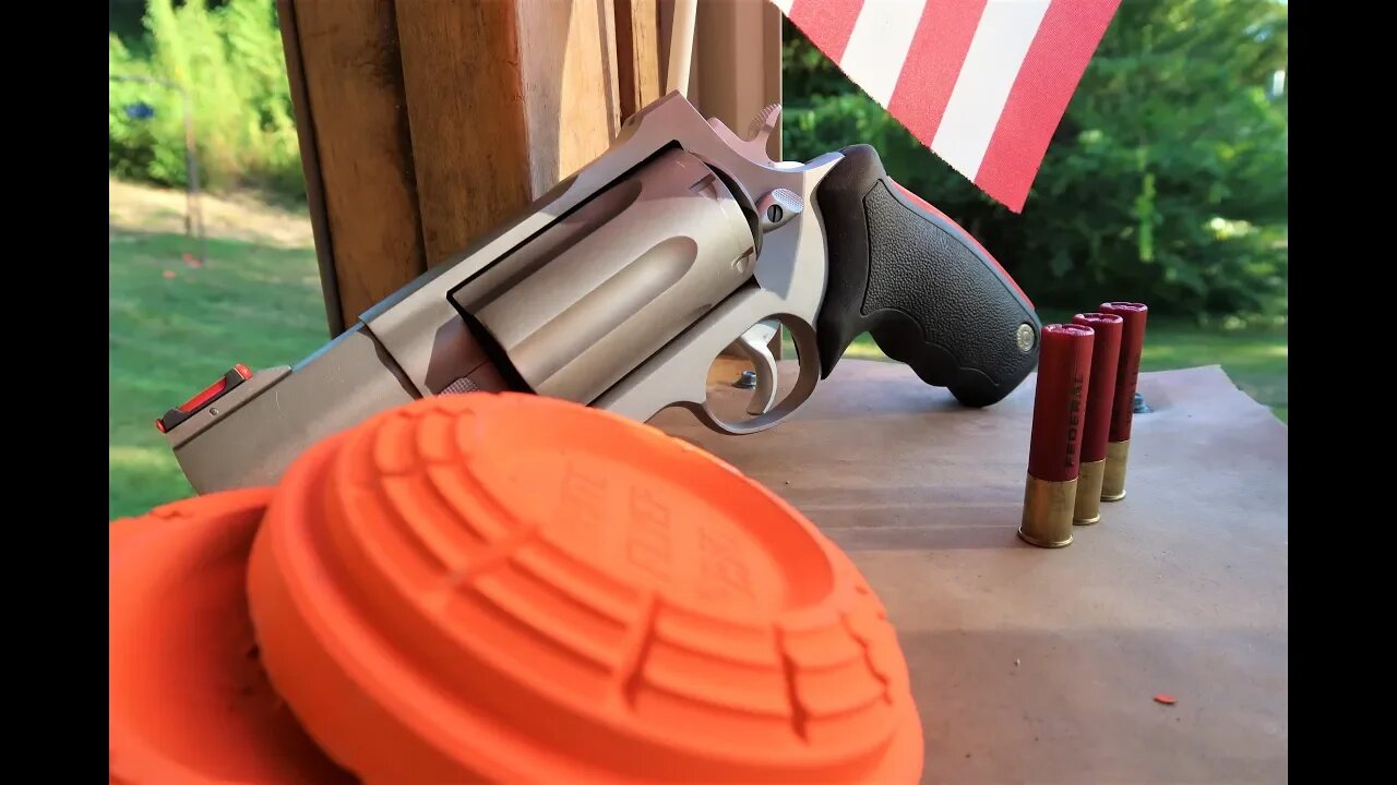 Clays with Raging Judge Magnum! - Taurus Model 513