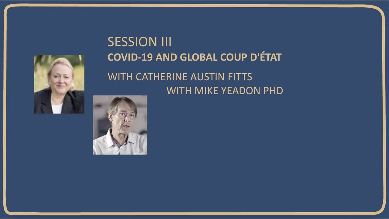 Catherine Austin Fitts with Dr. Mike Yeadon - Covid-19 and the Global Coup d'état