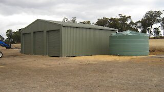 Building the kit shed 9 - Lockup your shed