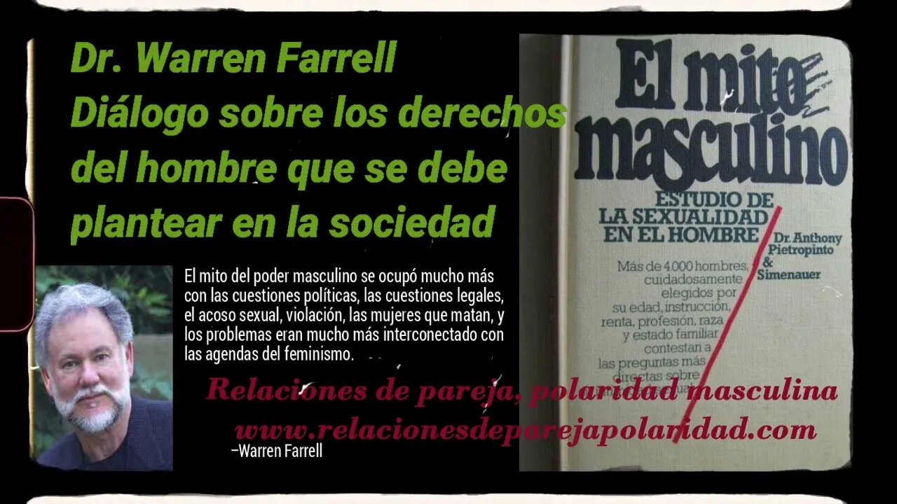 Diálogo sobre los derechos del hombre que se debe plantear en la sociedad - Warren Farrell