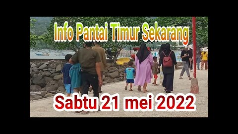 info Pantai Timur Pangandaran Sekarang || Sunset Sunrise