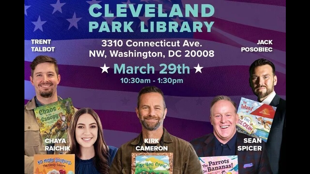 Kirk Cameron and a Lineup of Brave Books Authors Host a D.C. Library Event