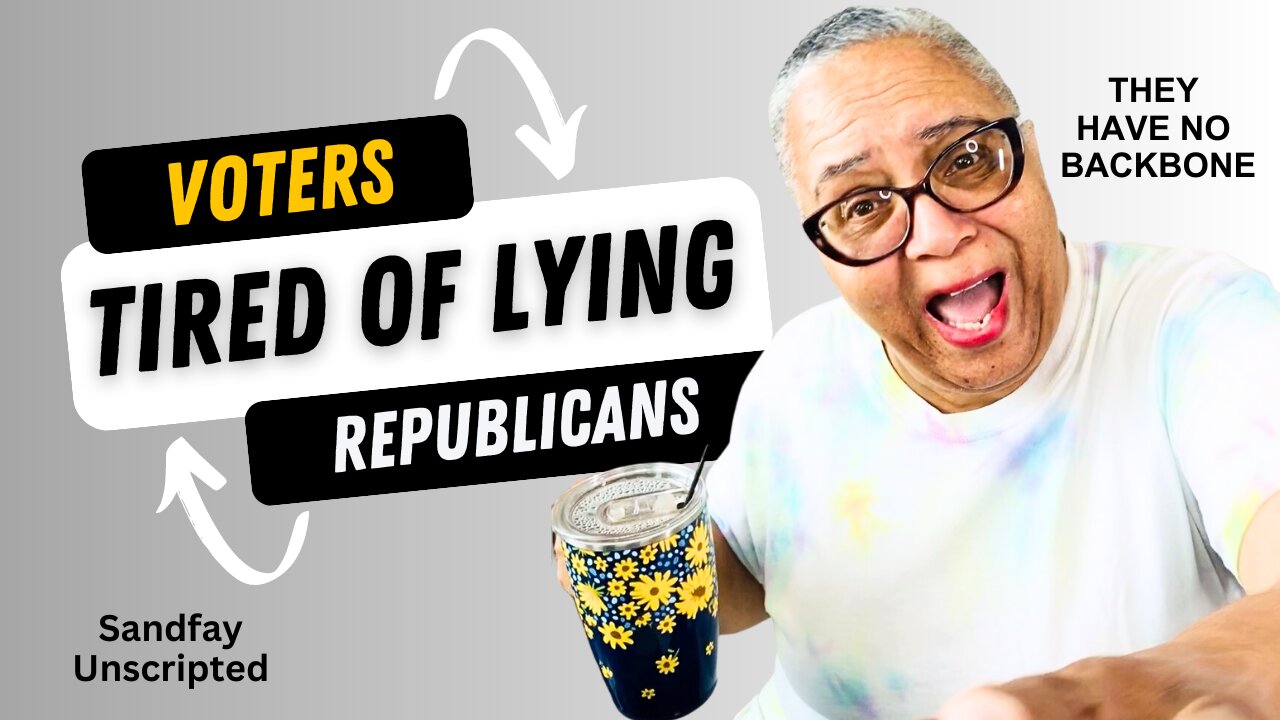 Republican Voters Are Tired Of The Lying No Backbone Republican Leaders | Follow The Money