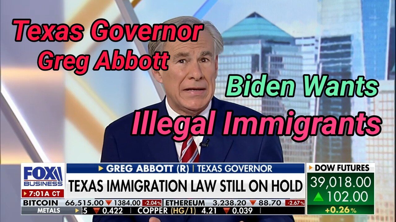 Texas Gov. explains the 'crazy' reason Biden is allowing illegal immigrants at the border