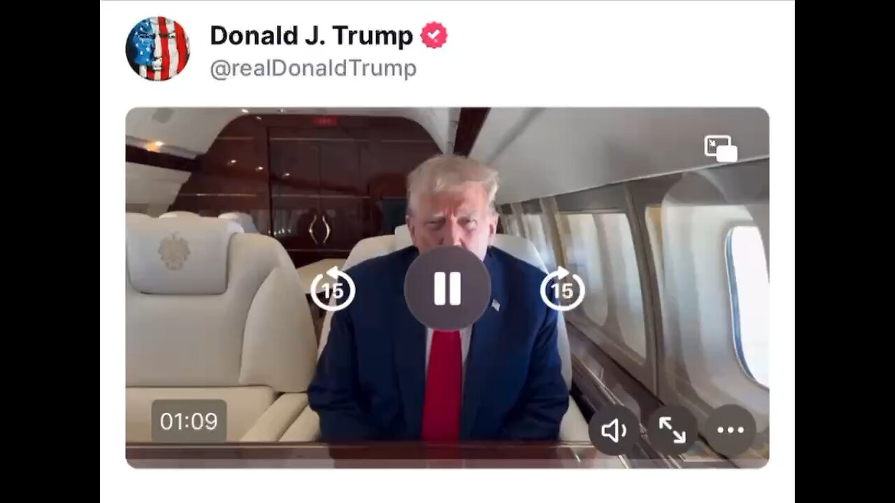 President Trump sending more comms and he had the presidential cuff links on as well!