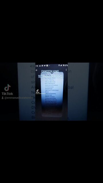 Gangstalking Technology Terms Pt. III