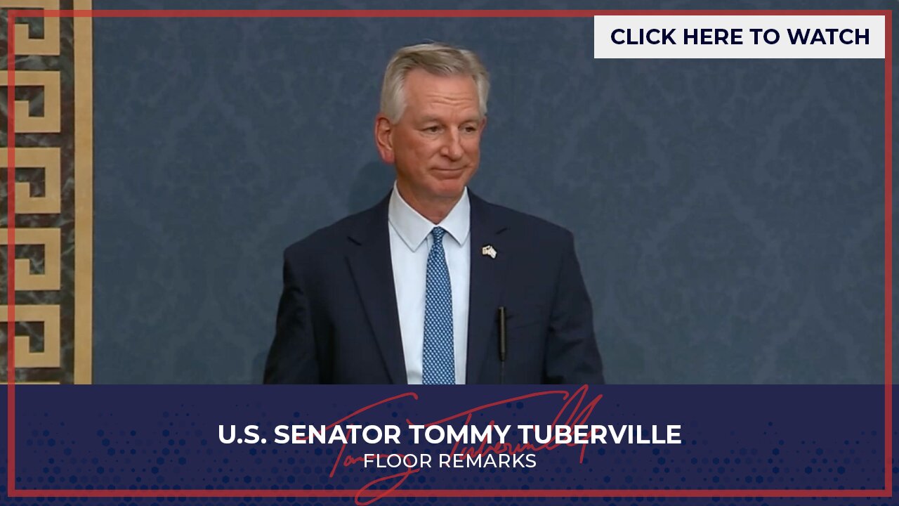 Senator Tuberville Speaks on Senate Floor Ahead of Mayorkas Impeachment Trial