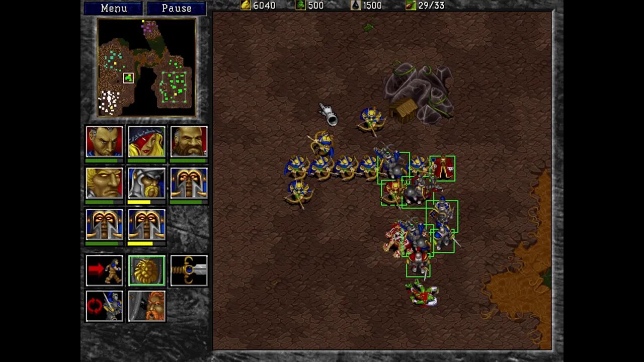 Warcraft 2: Beyond the Dark Portal - Human Campaign - Mission 10: Siege of Vanguard