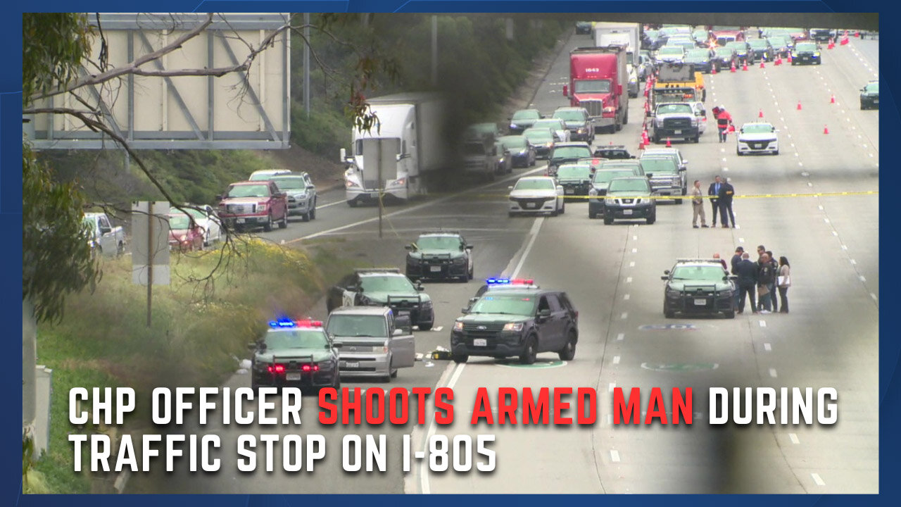 Shooting involving CHP officer shuts down I-805 lanes