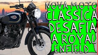 NOVA MOTO CLÁSSICA ENTRA no JOGO e desafia ROYAL ENFIELD