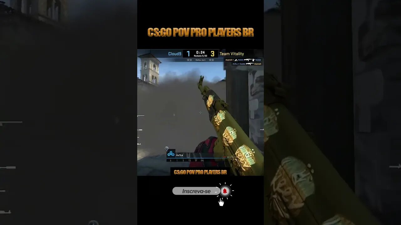 Cloud9 Ax1Le dando uma aula de como segurar a areia e garantindo 4KILLS #shorts