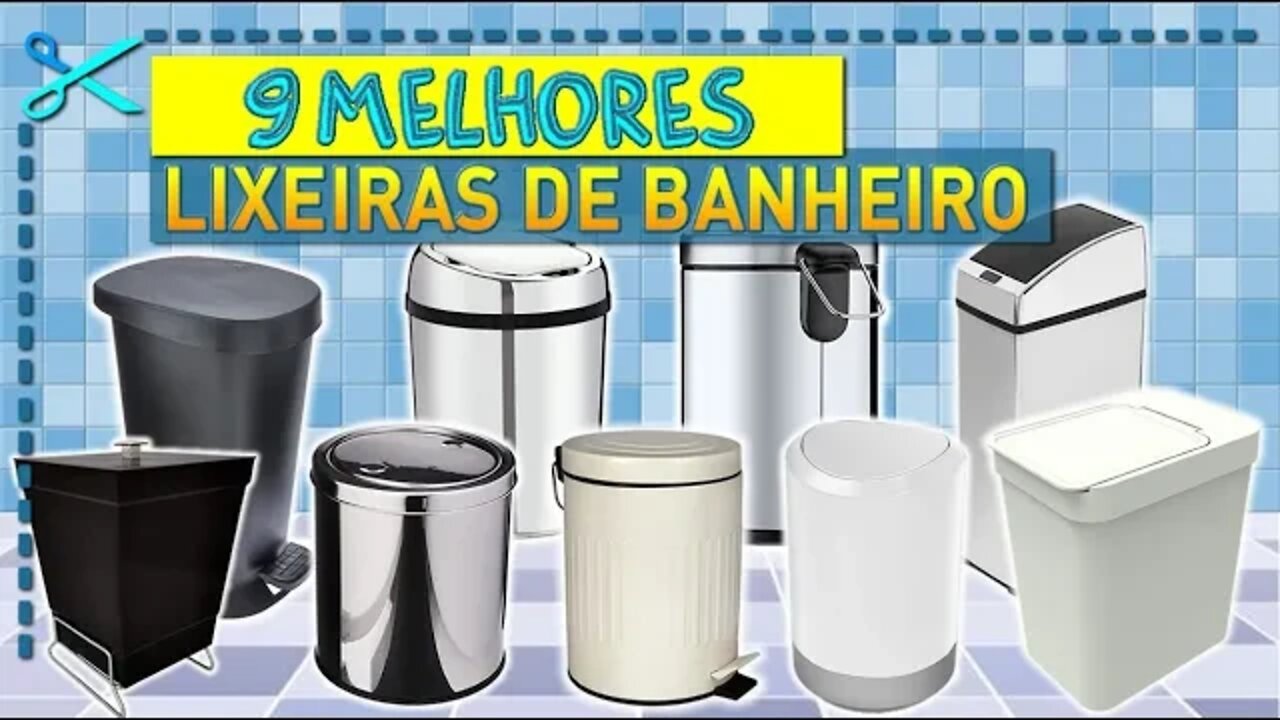 🏆 9 Melhores Lixeiras para Banheiro