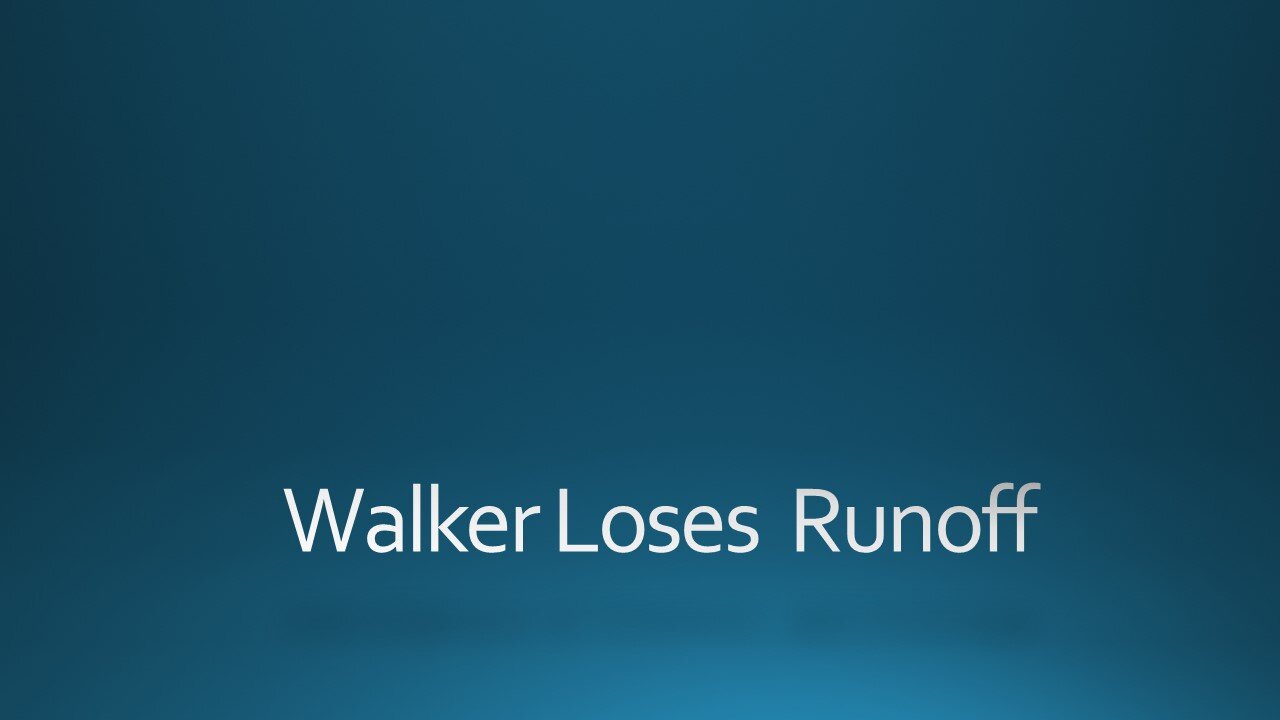 Walker Loses Runoff