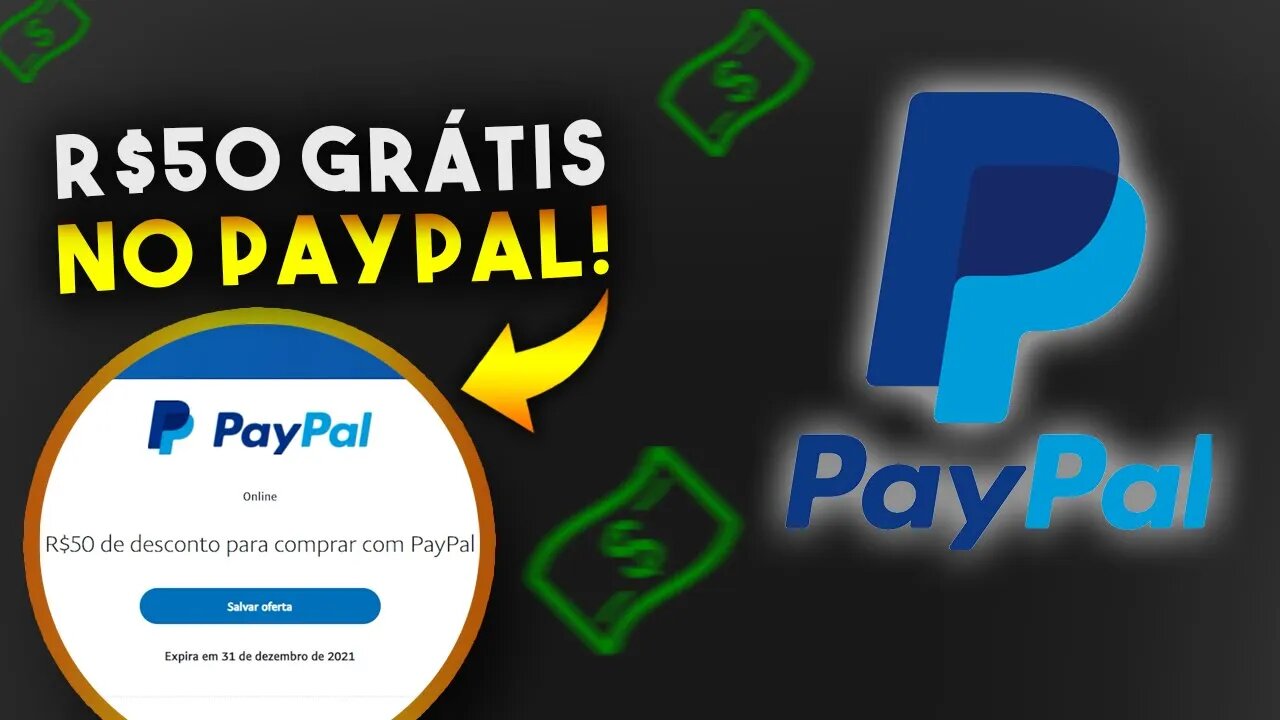 Como GANHAR R$50 REAIS de GRAÇA no PAYPAL