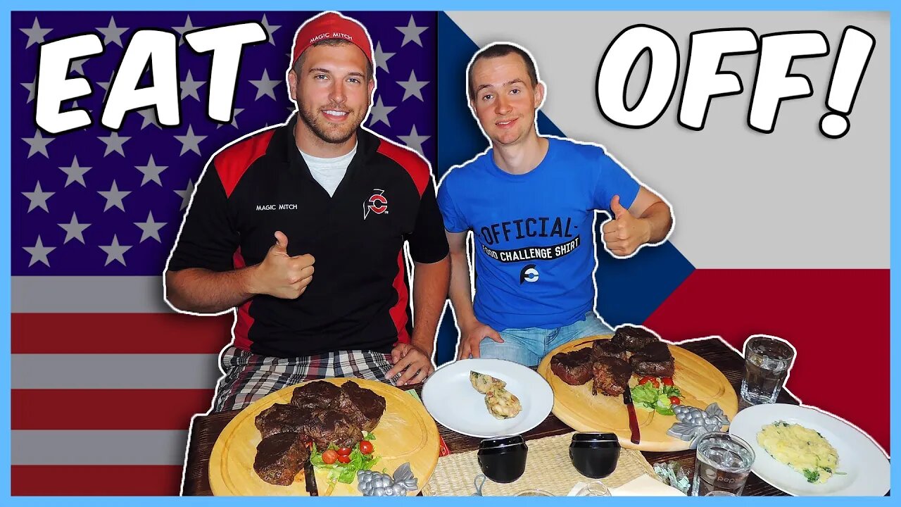 STEAK EATING COMPETITION VS THE #1 CZECH REPUBLIC EATER