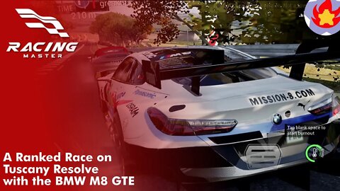 A Ranked Race on Tuscany Resolve with the BMW M8 GTE | Racing Master