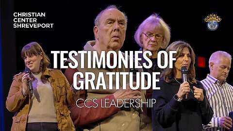 Testimonies of Gratitude | CCS Leadership | Full Sunday Celebration Service | 11/26/2023