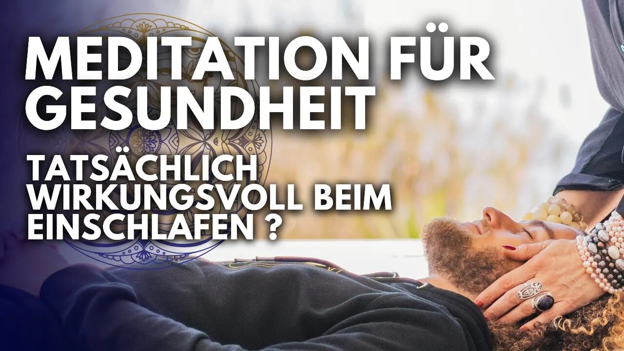 🧘‍♂️ Meditation beim Einschlafen für mehr Gesundheit - funktioniert das?