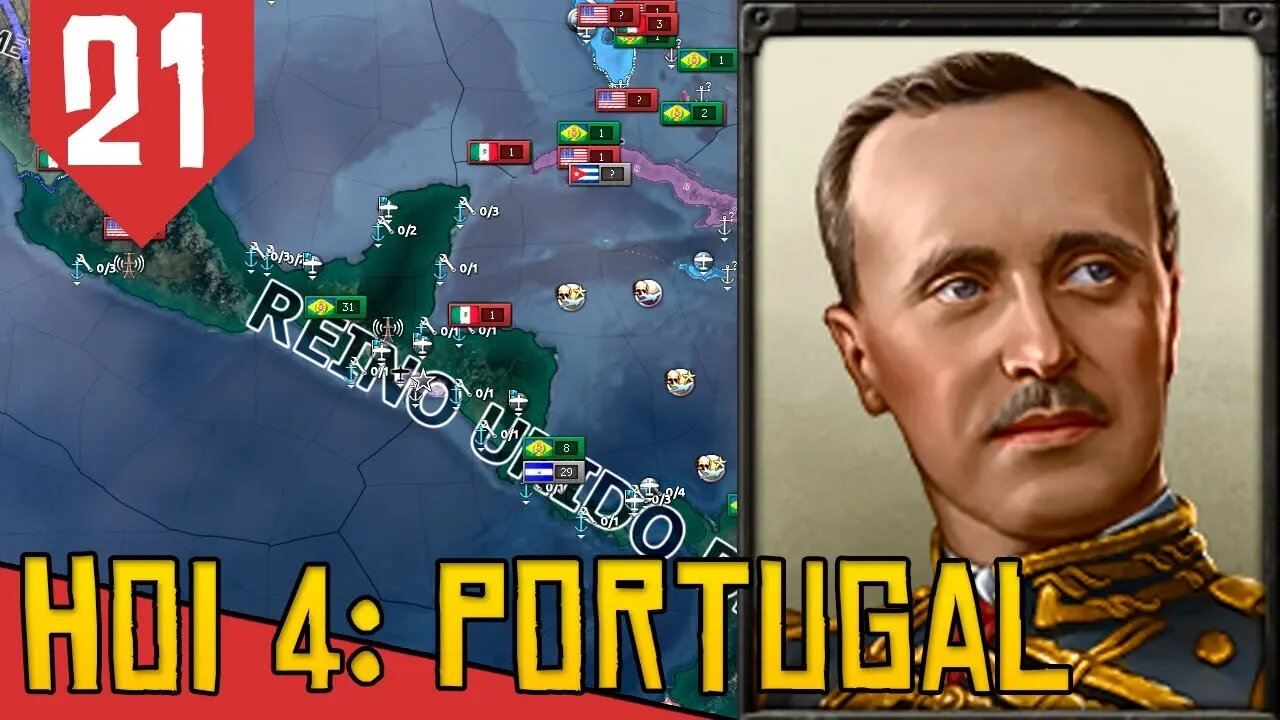 O Grande EMBOLSAMENTO no México - Hearts of Iron 4 Portugal #21 [Série Gameplay Português PT-BR]